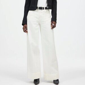 Madewell Women's White Flare & Wide Leg Jeans